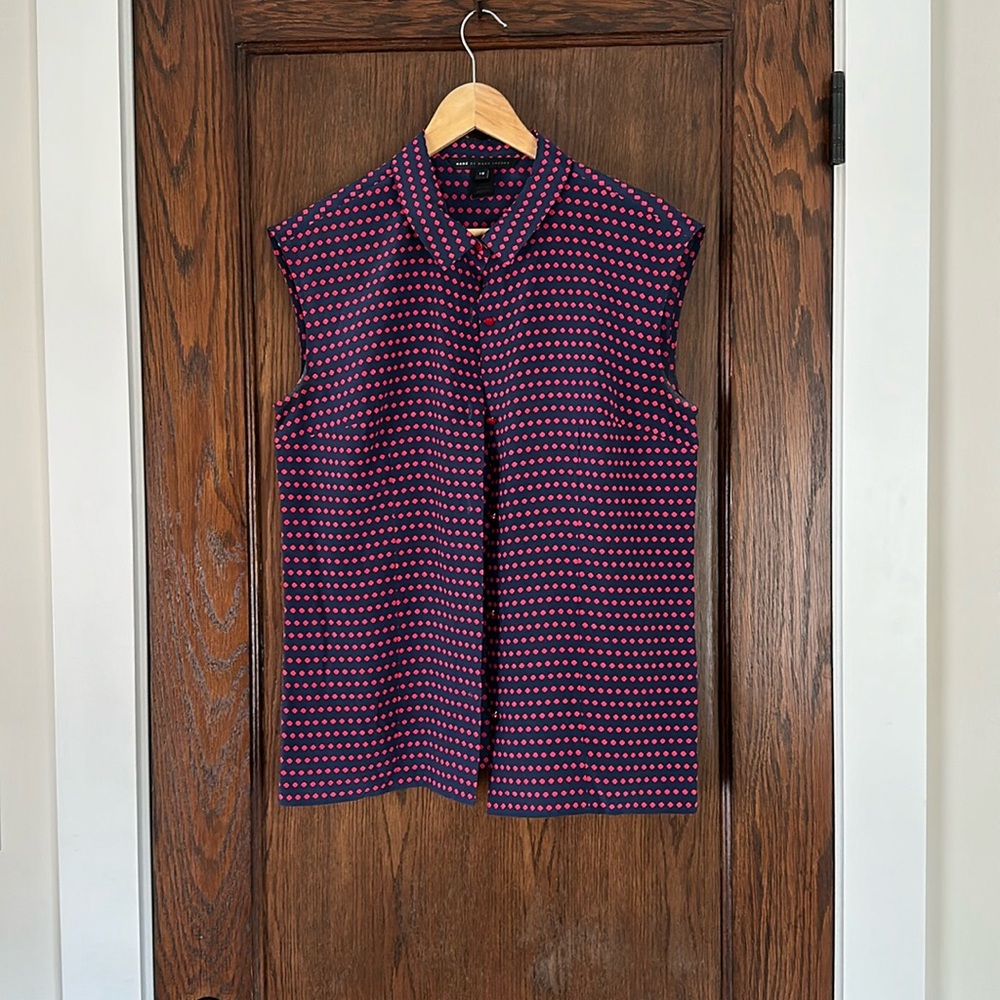 Marc by Marc Jacob’s Silk Sleeveless Blouse - 10